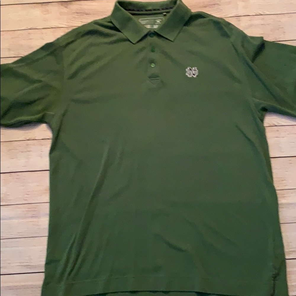 Notre Dame Green CB DRY TEC Polo size XL
